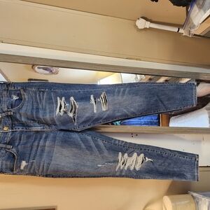 Women's American Eagle Distressed Blue Jeans